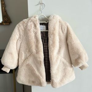 Faux fur Zara Coat for toddler